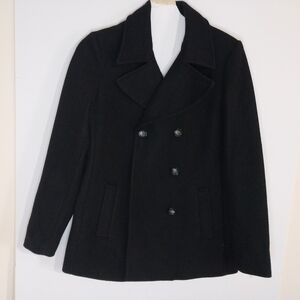 Old Navy Women"s Large Black Peacoat